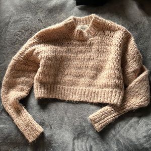 Wilfred lune alpaca cropped crewneck